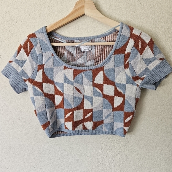 GEODE KNITTED CROP TOP S - Picture 1 of 6
